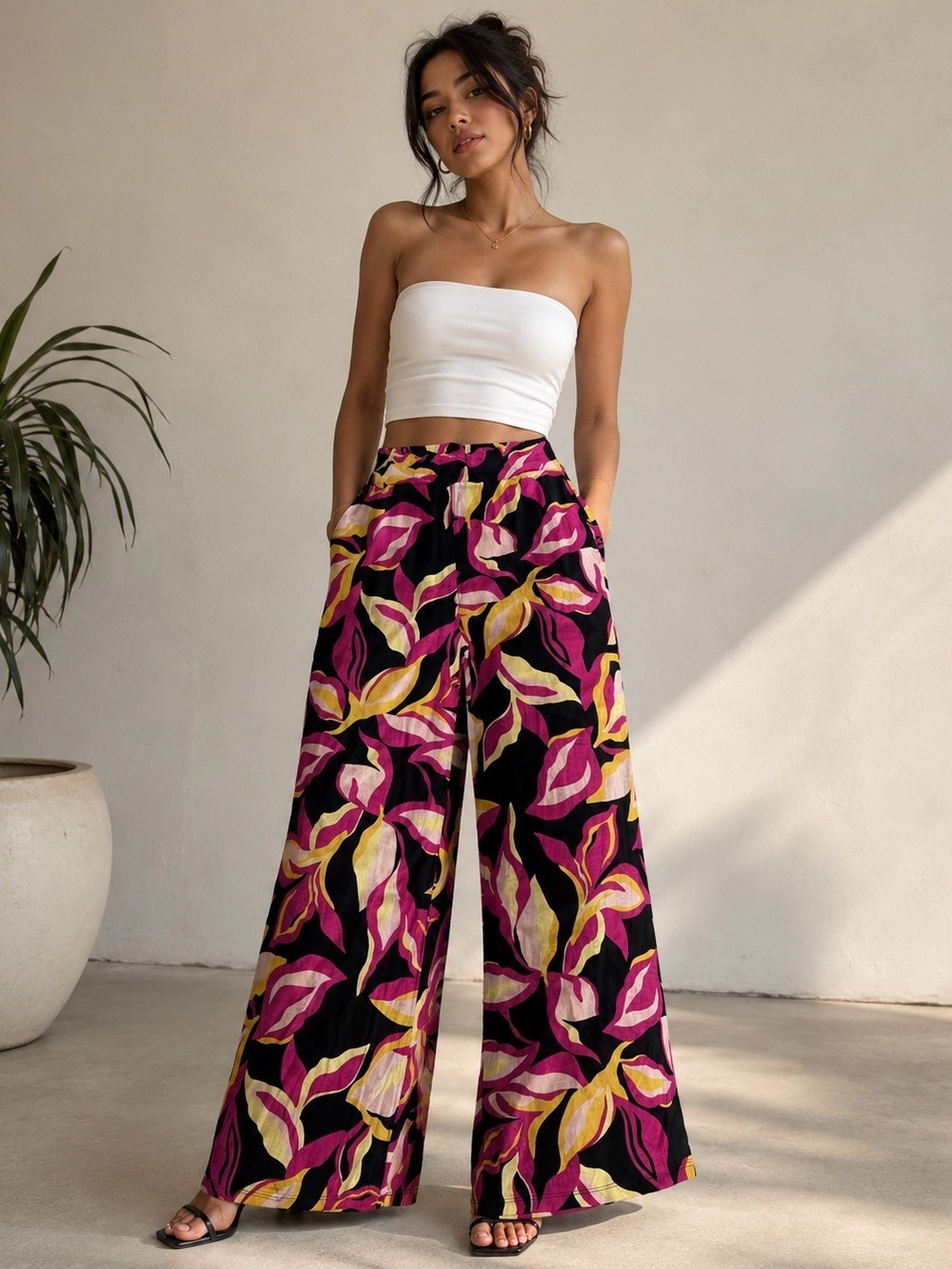 Spell & The Gypsy Flowy Pants Size XS
